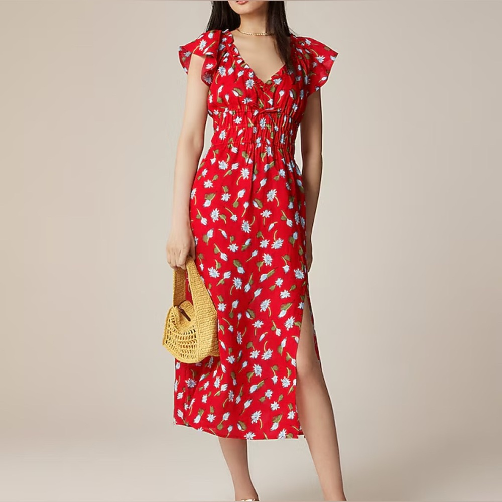 J. Crew Palermo Floral Maxi Sundress